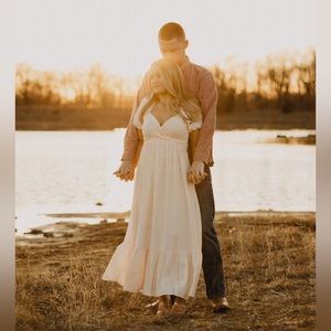 COPY - ASTR the label- Twist Bust Tie Back Midi Dress